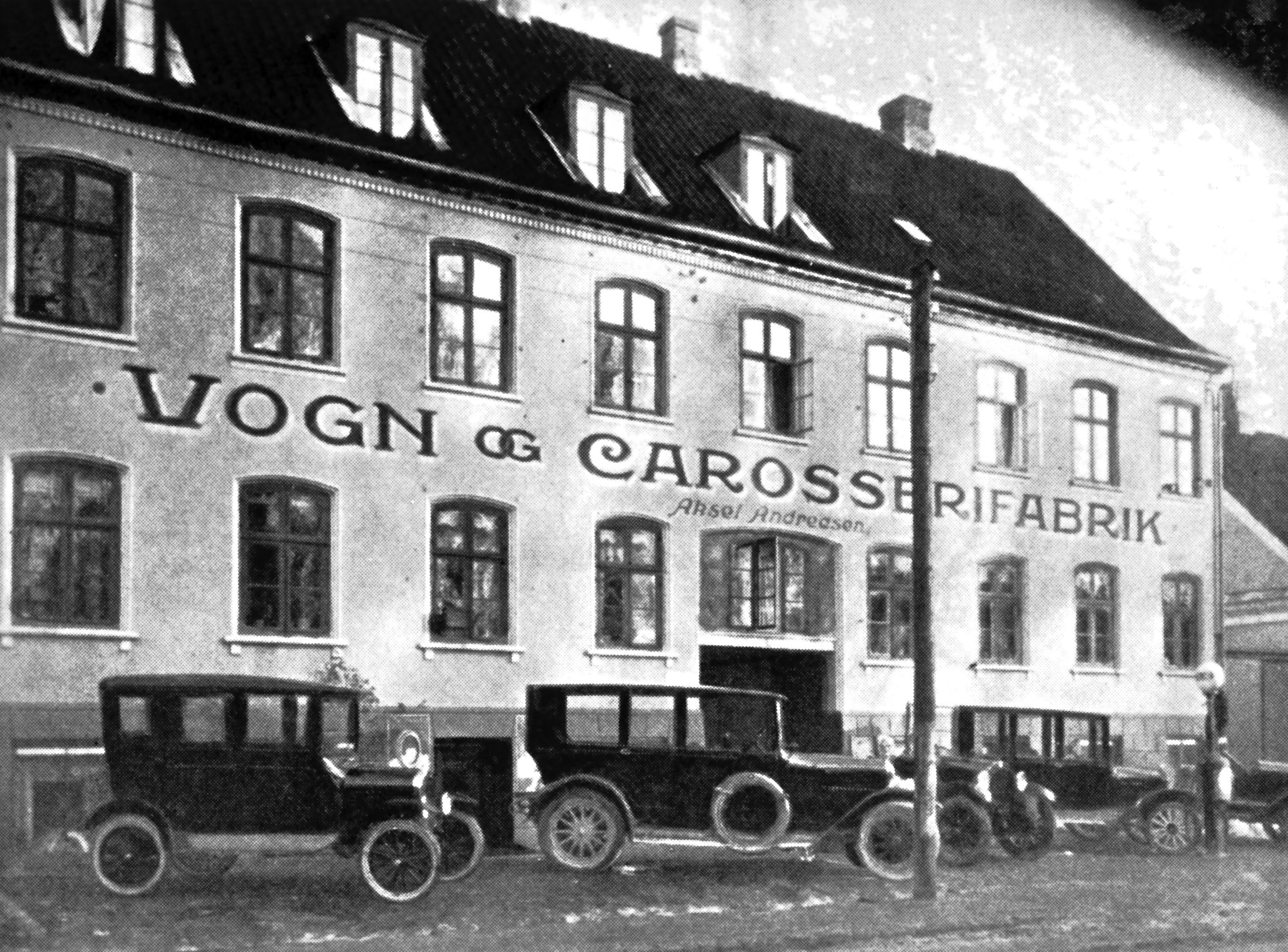 Busserne fra Sorø 002 - fabrikken Priorgade 9 1922